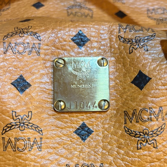 MCM Cognac Visetos Satchel - Picture 2 of 14